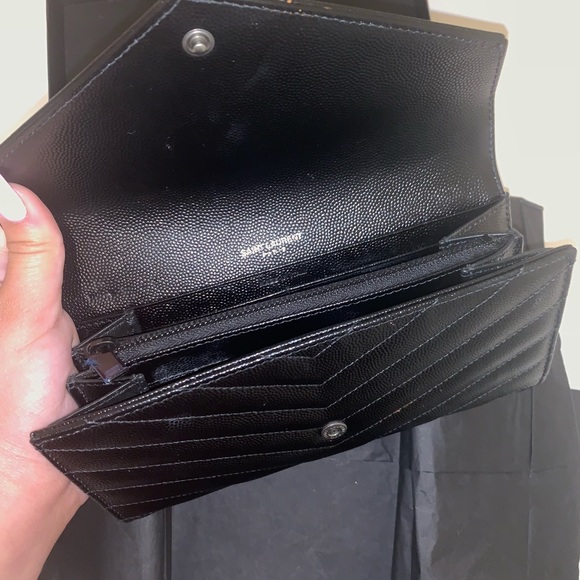 YSL Monogram Large Flap Wallet - Picture 3 of 3